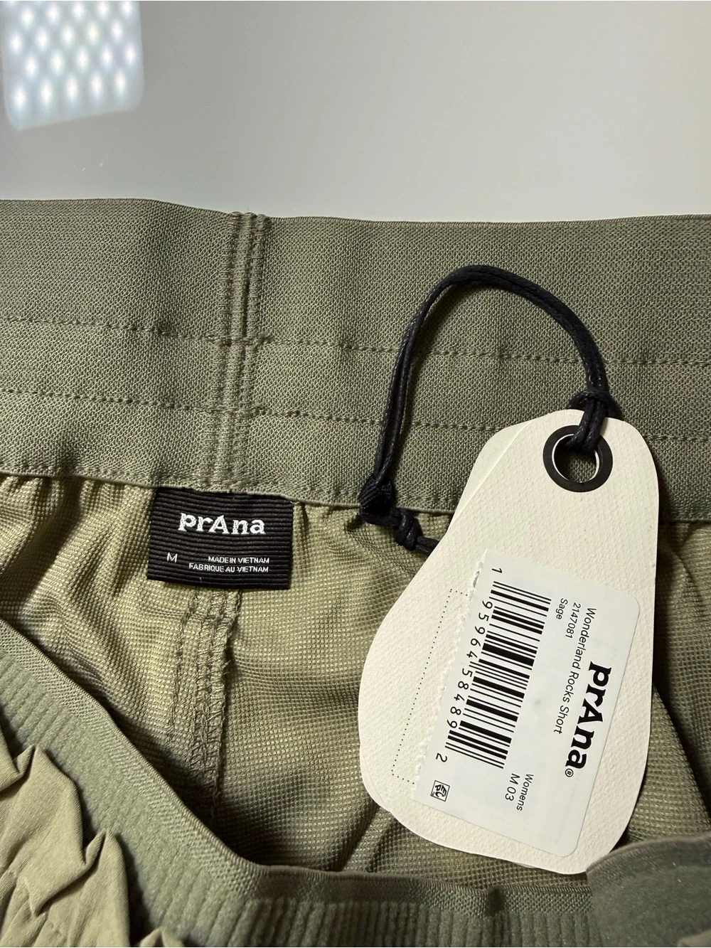 PrAna prAna Wonderland Rocks Shorts for women, 3” inseam olive green.